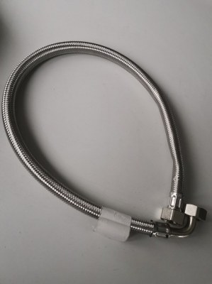 FLEXIBLE INOX COUDE ¾ FEMELLE long 800