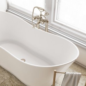 Baignoire céramique/marbre coulé - Stellameubles