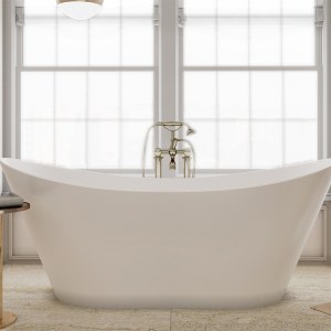 Baignoire céramique/marbre coulé - Stellameubles