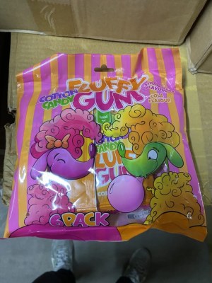 DESTOCKAGE : CHEWING-GUMS FLUFFY COTTON CANDY GUM – 500 PIÈCES