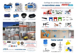 Croisillon autonivelant twist level