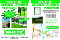 Déstockage CLÔTURES EN PANNEAUX GRILLAGES RIGIDES