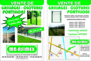 Déstockage CLÔTURES EN PANNEAUX GRILLAGES RIGIDES