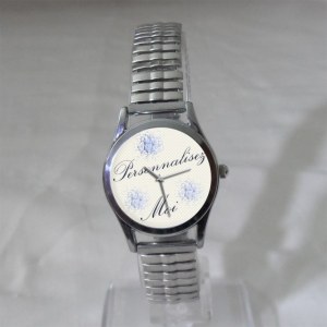 Montre femme bracelet extensible personnalisable