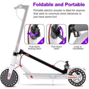 Fournisseur en gros de trottinette electrique M6 Plus avec expédition rapide d'entrepôt...