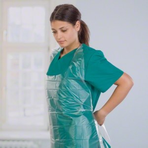 Blouse de protection en polyéthylène