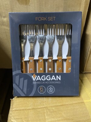COFFRETS 6 FOURCHETTES BARBECUE VAGGAN – 408 PIÈCES