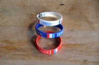 Bracelet France bleu, blanc , rouge