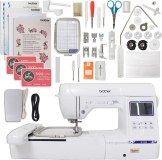Brothers SE1900 Sewing and Embroidery Machine, 138 Designs, 240 Built-in Stitches,Compu...