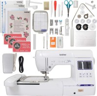 Brothers SE1900 Sewing and Embroidery Machine, 138 Designs, 240 Built-in Stitches,Compu...