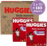 Huggies Size 4 Diapers Little Movers Disposable Baby Diapers (22-37 Lbs) 140 Count $5...