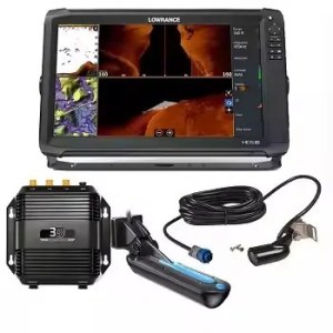 Lowrance HDS16 Carbon Portable Fish Finder StructureScan 3D Technology Gift for Fish Lo...