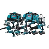Makitas LXT1500 18V LXT Lithium-Ion Cordless 15-Pc. Combo Kit (3.0Ah)