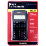 Texas Instruments BA II Plus Professional Financial Calculator Silver 9.8 Inch