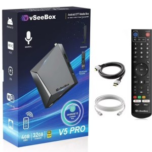 VSeeBox V5 Pro Android 12 Streaming Media Player!