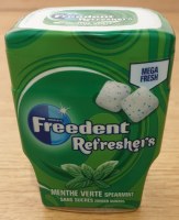 Chewing gum, Freedent, Menthe 67g