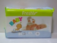 LINGETTES BÉBÉ 80- FRESHLY