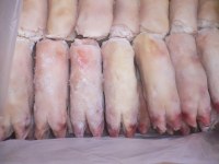 Pieds de porc surgelés