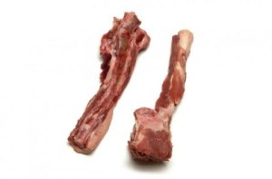 Frozen pork tail bone
