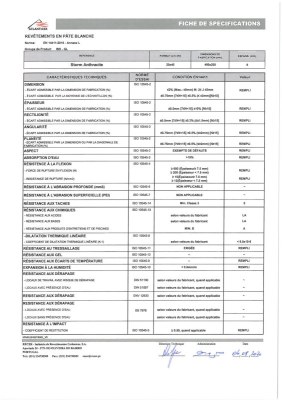 Faïence OURAGAN anthracite 25x40cm Ep.9mm - RECER SA