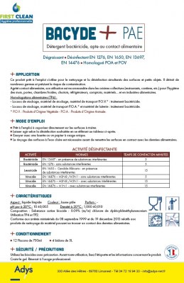 NETTOYANT DESINFECTANT MENAGER TOUTES SURFACES 750 ML