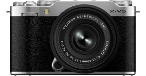 FUJIFILM X-M5 Mirrorless Camera with XC 15-45mm f3.5-5.6 Lens (Silver)