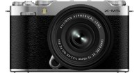 FUJIFILM X-M5 Mirrorless Camera with XC 15-45mm f3.5-5.6 Lens (Silver)