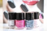 Lot kit de 4 Vernis a ongles avec miroir