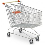 Chariot de magasin libre service