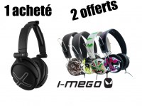 Lot Casques audio réducteur de bruit + 2 offerts