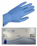 Gant nitrile bleu sans poudre EN374, EN455
