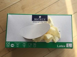 GANTS LATEX jetable à usage unique (100 P par boîtes)
