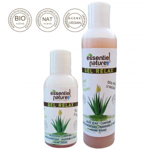Gel relax Aloe Vera BIO 100ml, 200ml et 500ml