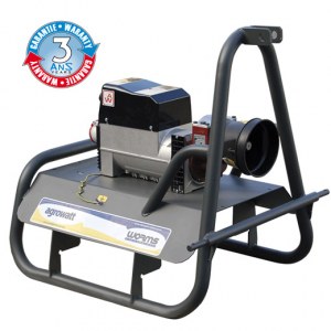 Génératrice agricole 2 pôles 3000 tr/min avec fonction soudage continu 6,5 kVA WORMS