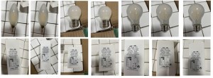 Lots d'ampoule LED dimmable