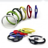 Bracelet montre silicone Anion negative
