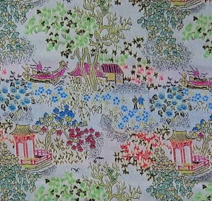 Tissu de brocart au broderie fine - Vente tissus en gros ou moyen quantité (G142)