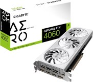GIGABYTE Tarjeta gráfica GeForce RTX 4060 AERO OC 8G, 3 ventiladores WINDFORCE, 8 GB 12...