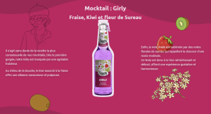 Mocktail Sipsty Girly sans alcool