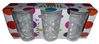 Barrette de 3 verres "bulles"
