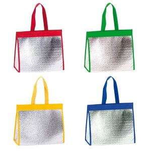 Sac Shopping Isotherme "Alufresh" en Aluminium - Objet publicitaire AVEC ou SANS logo...