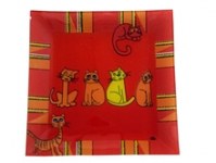 Assiette motif Chats / taille 25