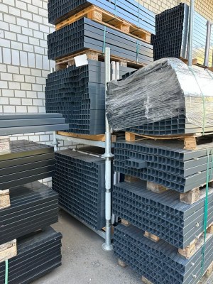 Poteaux d’escrime anthracite 260 centimer