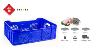 Caisses plastiques alimentaires GP — Best-seller Europe — Prix producteur battu