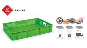 Caisses plastiques alimentaires GP — Best-seller Europe — Prix producteur battu