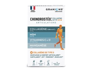 GRANIONS| Chondrostéo+ Collagène Activ' | Contribue à la souplesse et au confort articu...