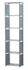 Herzberg Etagère et rack de rangement polyvalent à 5 niveaux - 42x153cm Gris