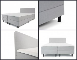 Set de lit complet sommier matelas