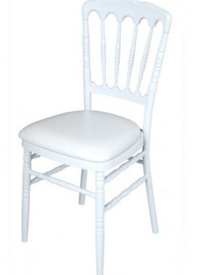 Chaise napoleon blanche en résine