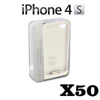 Iphone 4 4S Coque Etuit Protection Batterie Externe Rechargeable Chargeur